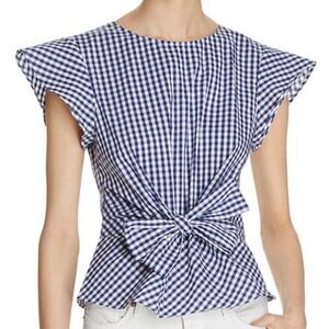 🆕 [Lucy Paris] Ruffle Sleeve Gingham Top Sz: XS